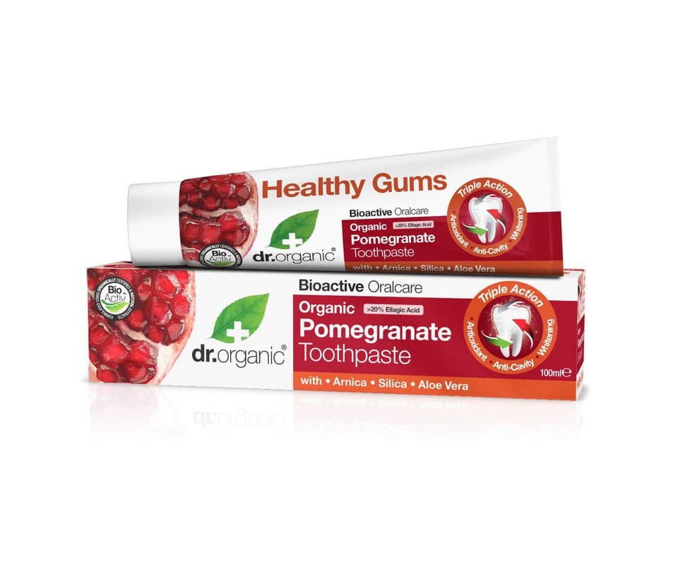 Dr.Organic Rodie Pasta de dinti, 100ml 1 Dr.Organic Rodie Pasta de dinti
