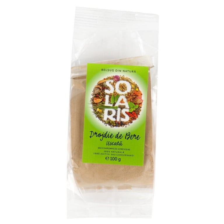 Drojdie bere uscata inactiva pulbere 100g - SOLARIS