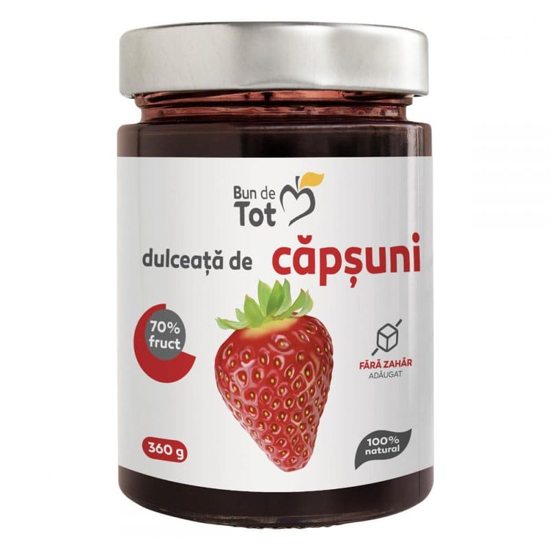 Dulceata de capsuni fara zahar Bun de tot