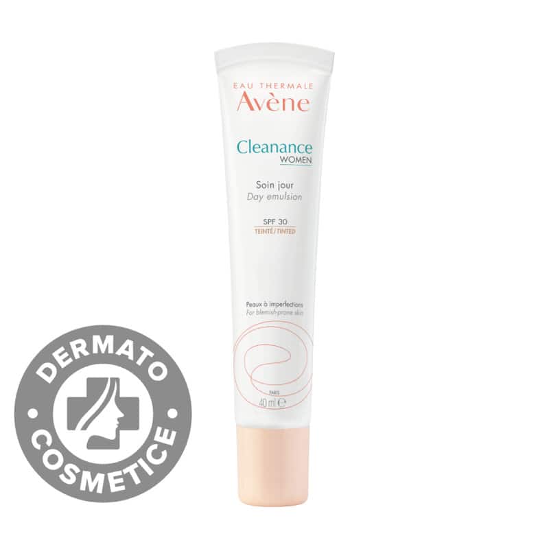 Emulsie de zi nuantatoare pentru femei SPF30 Cleanance