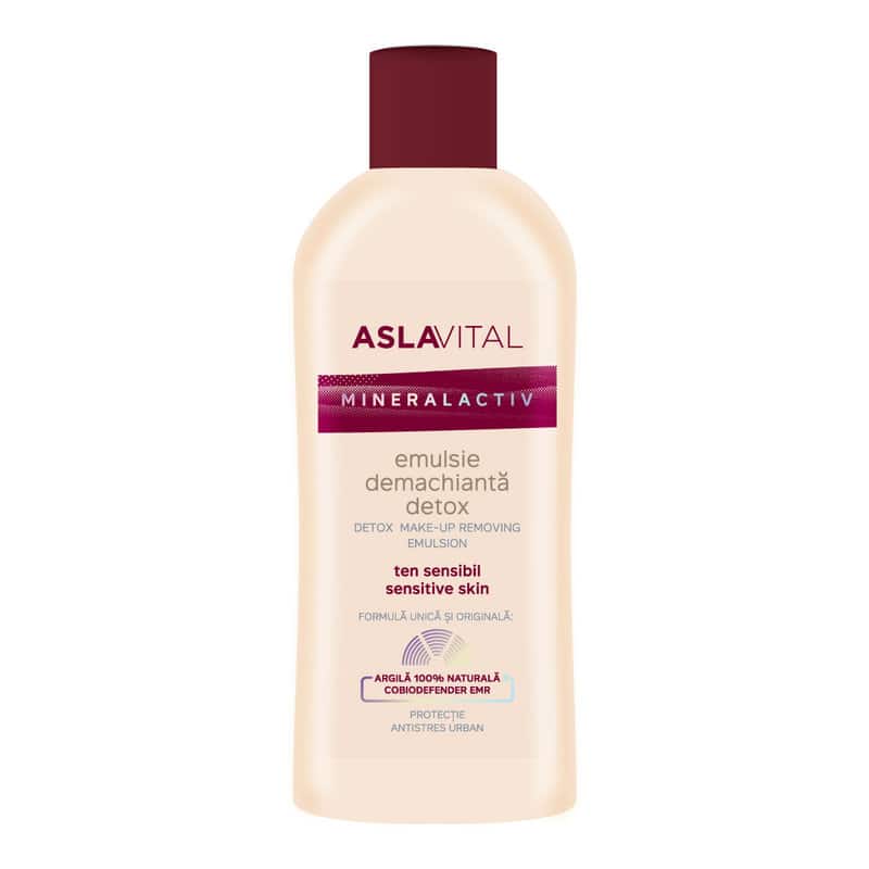 Emulsie demachianta detox Mineralactiv Aslavital