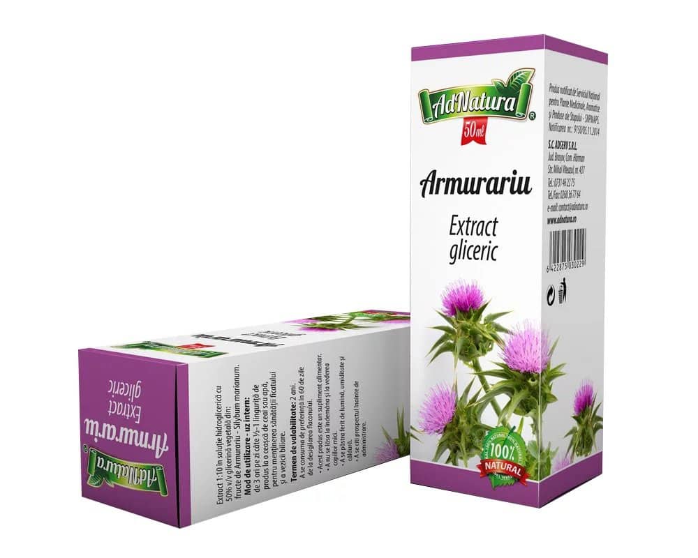 Extract gliceric de armurariu, 50ml, AdNatura 1 Extract gliceric de armurariu