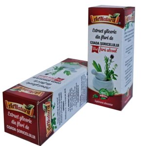 Extract gliceric de coada soricelului, 50ml, AdNatura – ofertă, preț și specificații