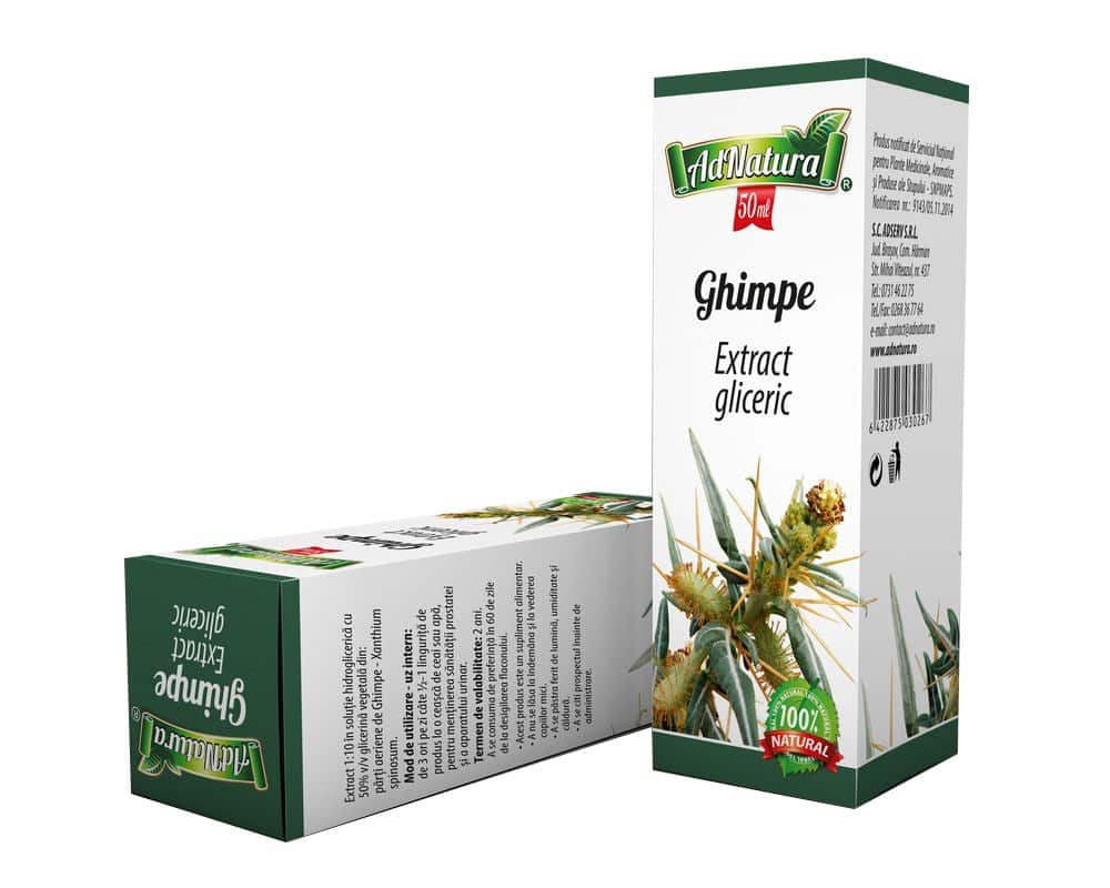 Extract gliceric de ghipe, 50ml, AdNatura 1 Extract gliceric de ghipe