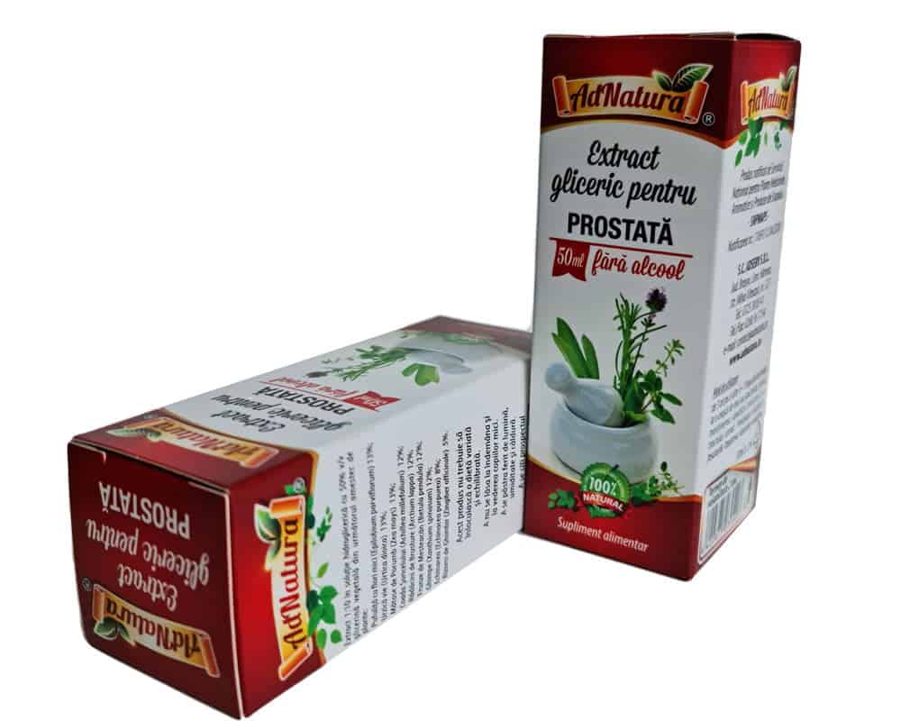 Extract gliceric pentru prostata, 50ml, AdNatura 1 Extract gliceric pentru prostata
