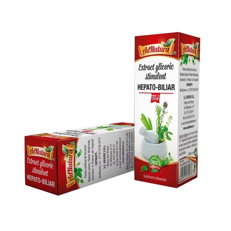 Extract gliceric stimulent hepato-biliar