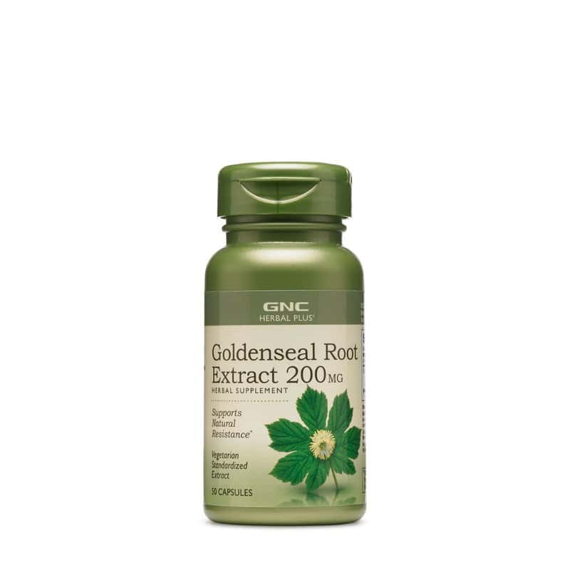 Extract standardizat de gentiana Herbal Plus® Goldenseal Root 200mg