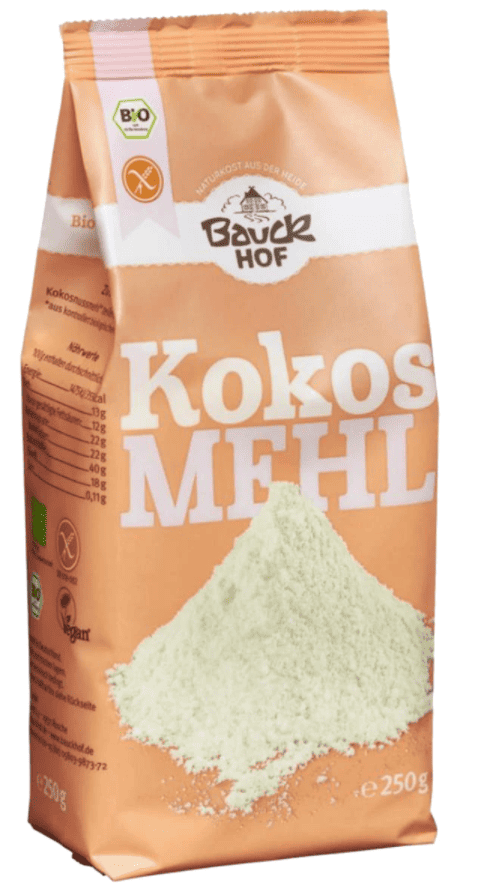 Faina de cocos fara gluten Bio, 250g, Bauckhof 1 Faina de cocos fara gluten Bio