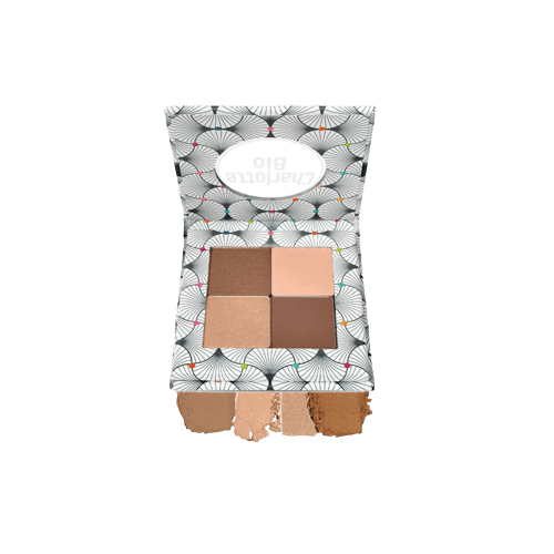 Fard bio pentru pleoape paleta in 4 culori Nude