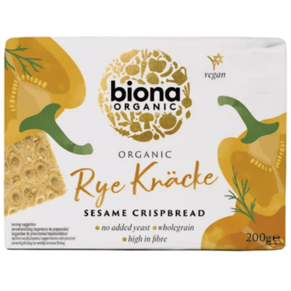 Felii din secara integrala cu susan bio Crispbread