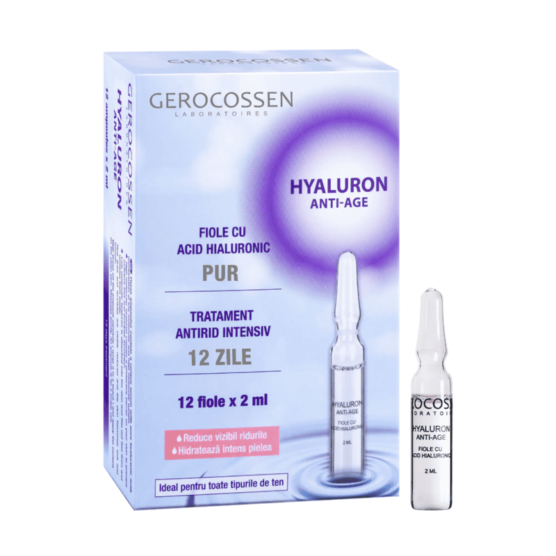 Fiole Hyaluron cu acid hialuronic pur