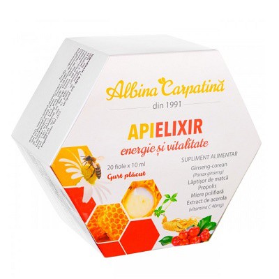 Fiole de Apielixir Energie si Vitalitate