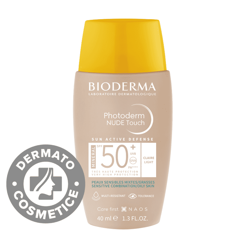 Fluid Nude Touch Mineral pentru ten deschis cu SPF50+ Photoderm
