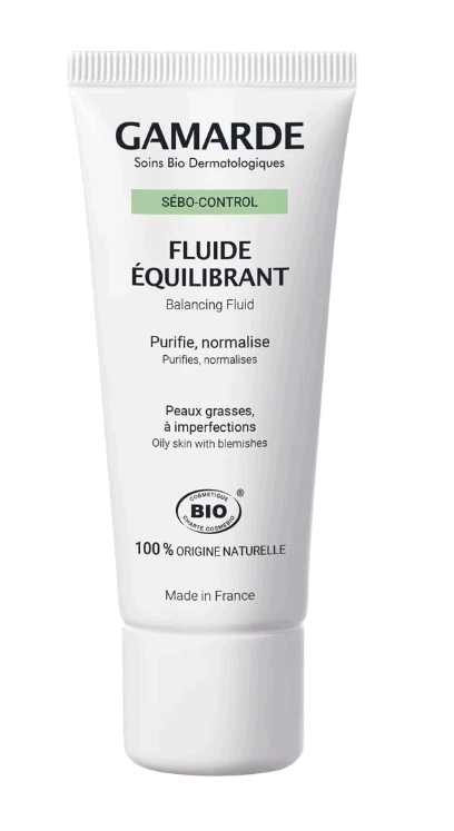 Fluid echilibrant matifiant Bio pentru ten gras, 40g, Gamarde 1 Fluid echilibrant matifiant Bio pentru ten gras