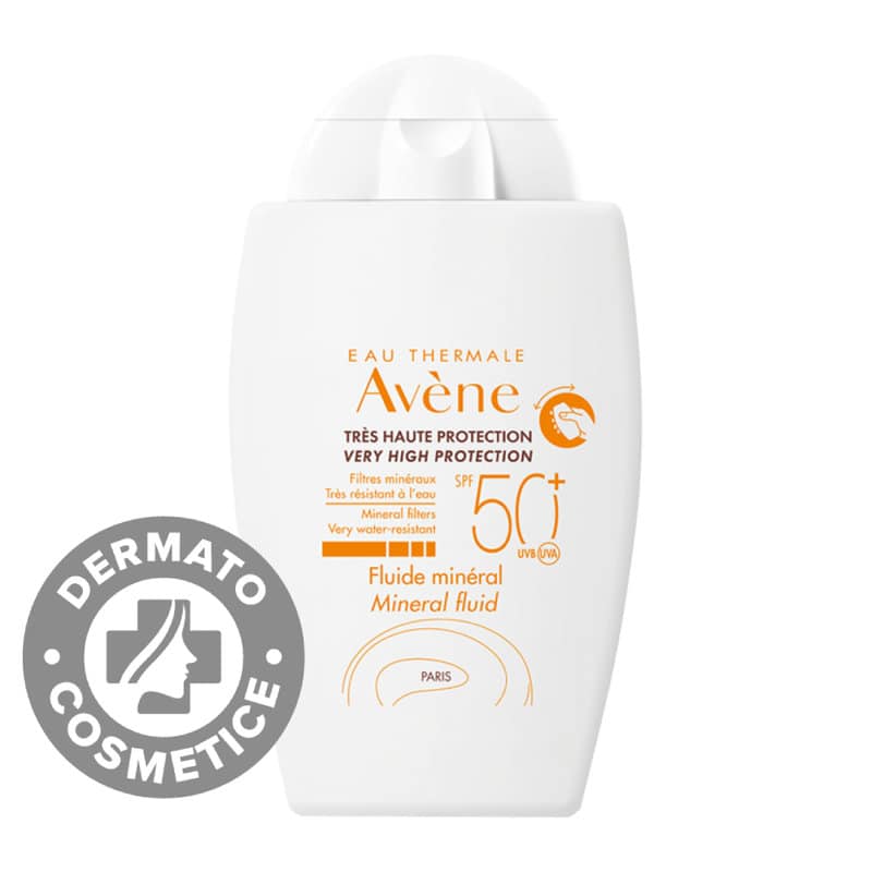 Fluid mineral pentru protectie solara SPF 50+
