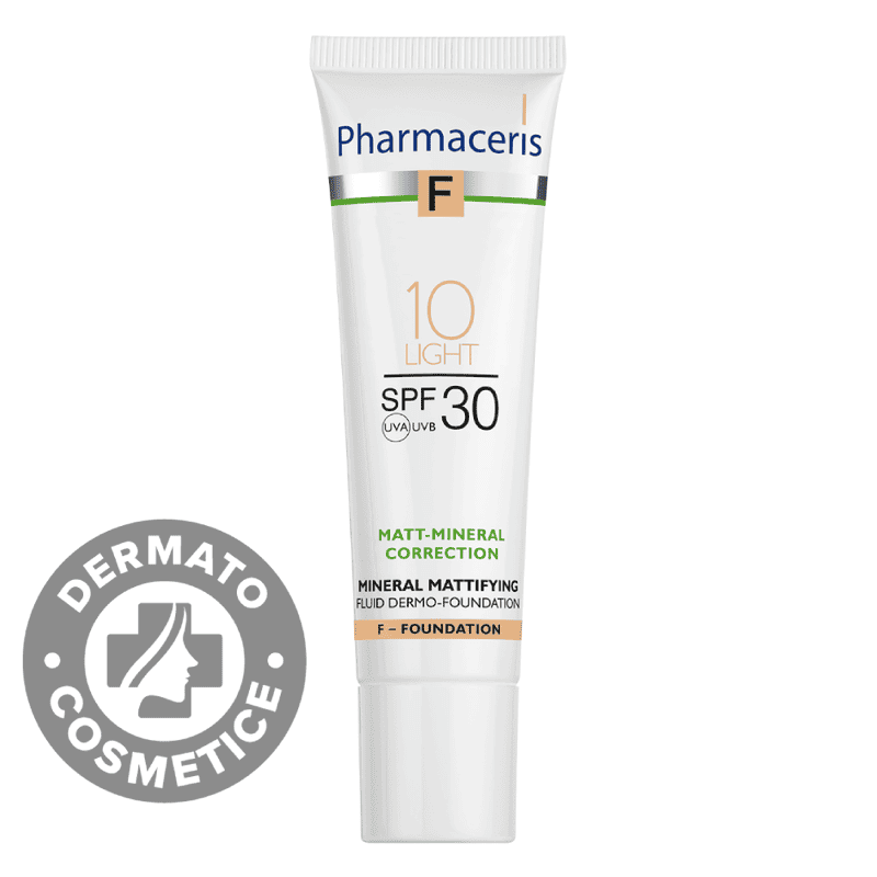 Fond de ten fluid matifiant mineral SPF30 10 Light F