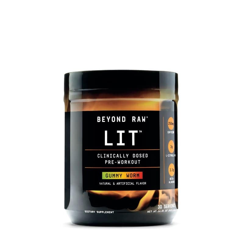 Formula Pre-Workout cu aroma de jeleuri Beyond Raw