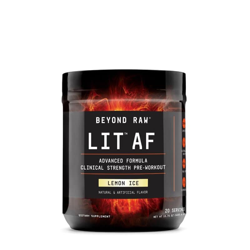 Formula Pre-Workout cu aroma de lamaie Beyond Raw
