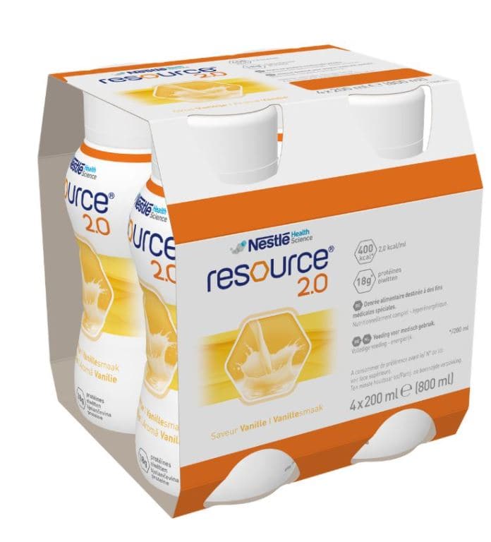 Formula de lapte pregatit Resource 2.0 Vanilla +3 ani, 4 x 200ml, Nestle 1 Formula de lapte pregatit Resource 2.0 Vanilla +3 ani