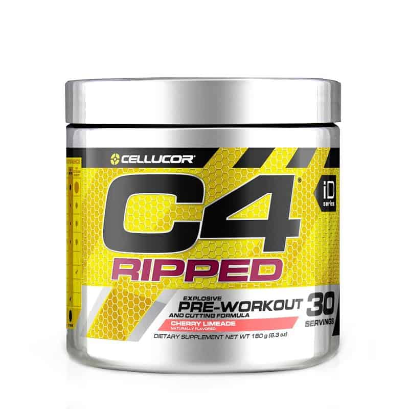 Formula pre-workout C4 Ripped cu aroma de limonada cu cirese