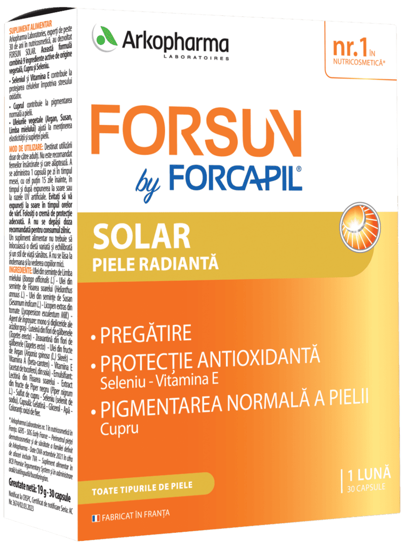 Forsun by Forcapil Solar, 30 capsule 1 Forsun by Forcapil Solar