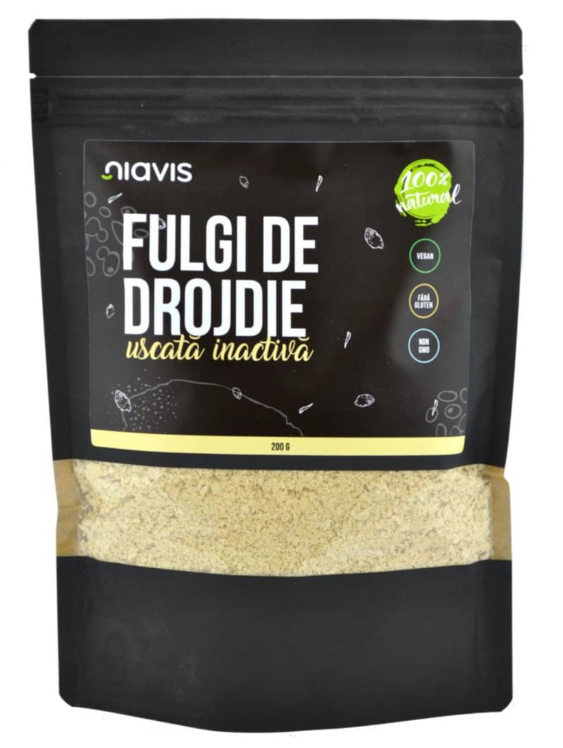 Fulgi de drojdie uscata inactiva, 200g, Niavis 1 Fulgi de drojdie uscata inactiva