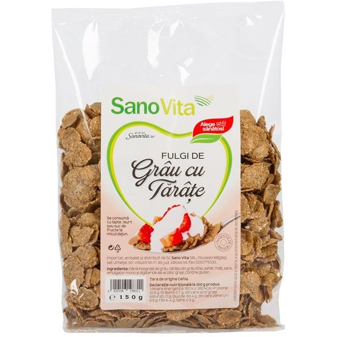 Fulgi de grau cu tarate