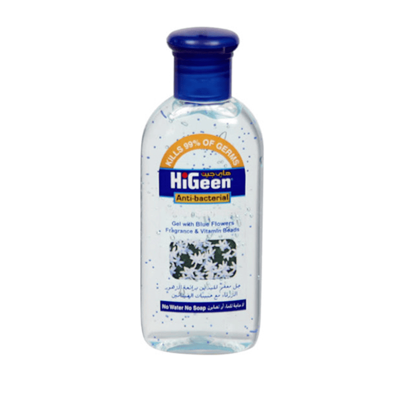 Gel antibacterian pentru maini cu vitamine si glicerina Blue Flowers