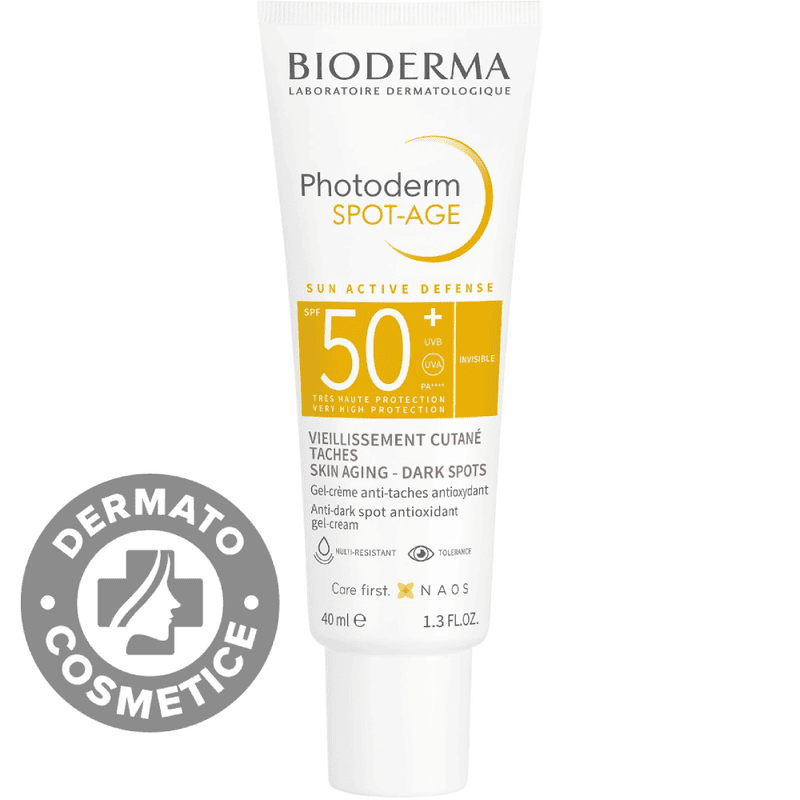 Gel-crema cu efect antioxidant impotriva petelor brune Photoderm Spot-Age SPF 50+