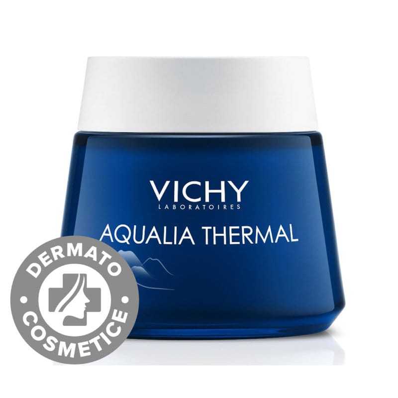 Gel-crema spa noapte hranitor efect anti-oboseala Aqualia Thermal