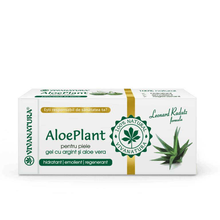 Gel cu argint si aloe vera Aloe Plant