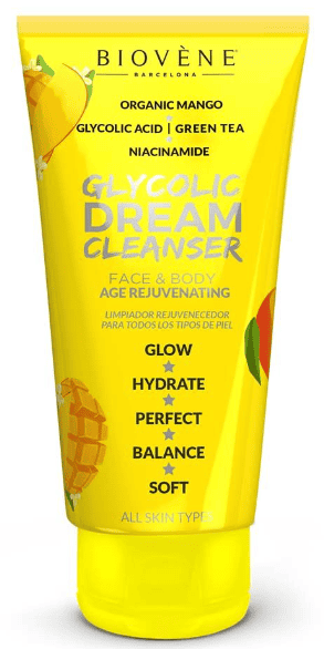 Gel de curatare fata si corp cu acid glicolic si mango Dream Cleanser