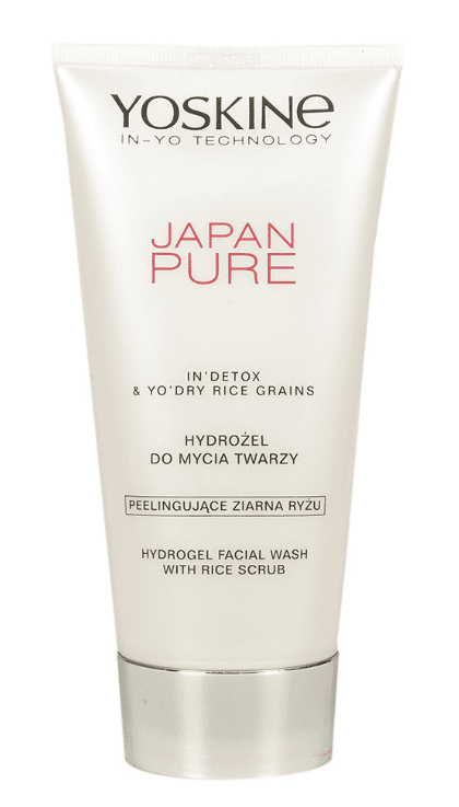 Gel de curatare si exfoliere cu orez Pure, 150ml, Yoskine 1 Gel de curatare si exfoliere cu orez Pure
