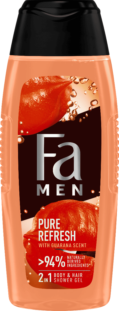 Gel de dus 2 in 1 pentru corp si par Pure Refresh Men, 400ml, Fa 1 Gel de dus 2 in 1 pentru corp si par Pure Refresh Men
