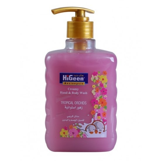 Gel de dus cremos antiseptic petru maini si corp Tropical Orchids. 500ml