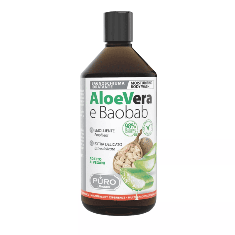 Gel de dus cu aloe si ulei de baobab