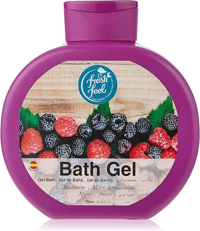 Gel de dus cu aroma de mure, 750ml, Fresh Feel 1 Gel de dus cu aroma de mure
