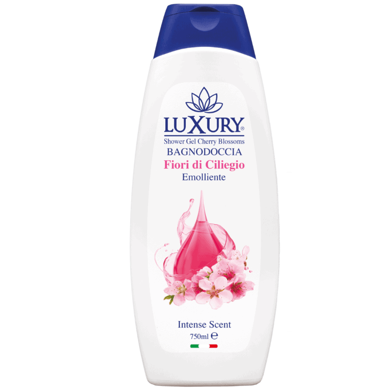 Gel de dus cu flori de cires