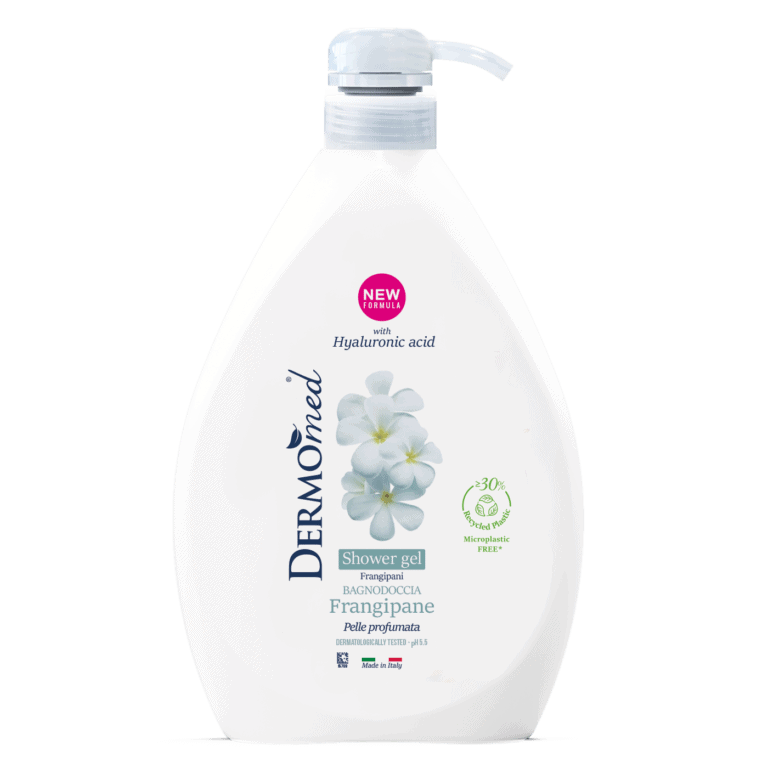 Gel de dus cu flori de frangipan cu dispenser