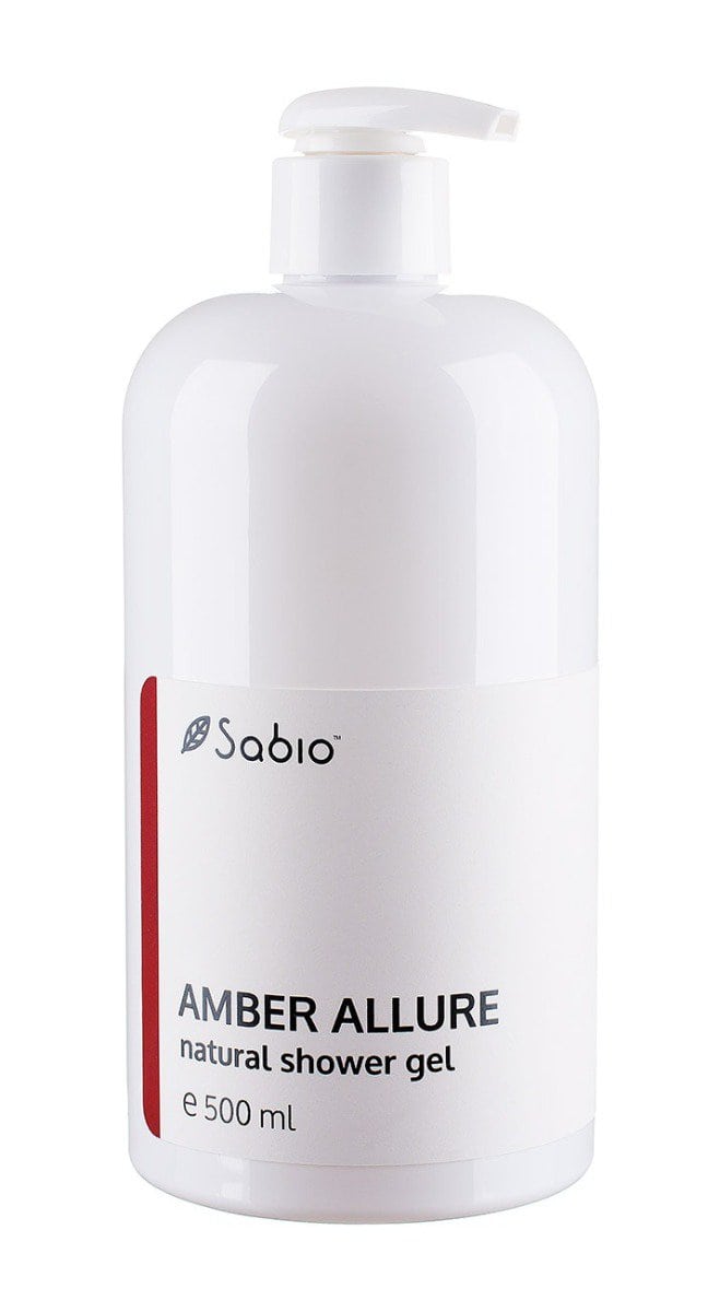 Gel de dus natural Amber Allure, 500ml, Sabio 1 Gel de dus natural Amber Allure