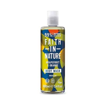 Gel de dus natural energizant cu grapefruit si portocala