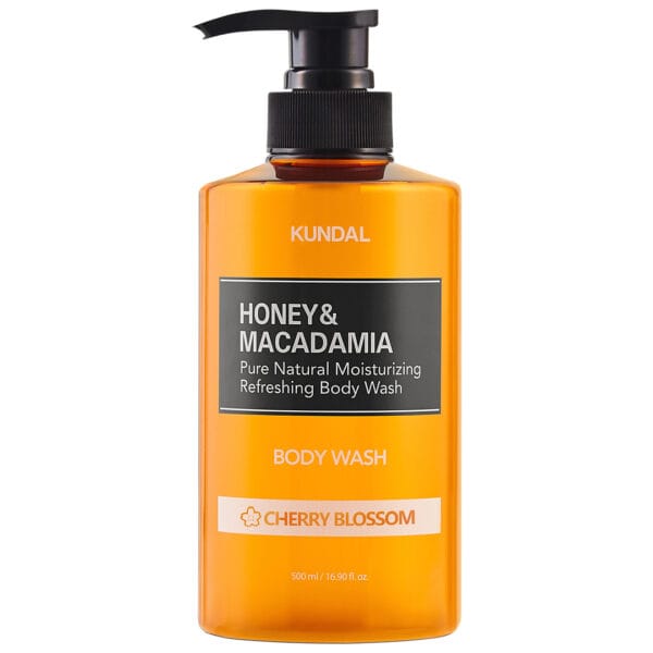 Gel de dus natural hidratant cu miere si macadamia Cherry Blossom