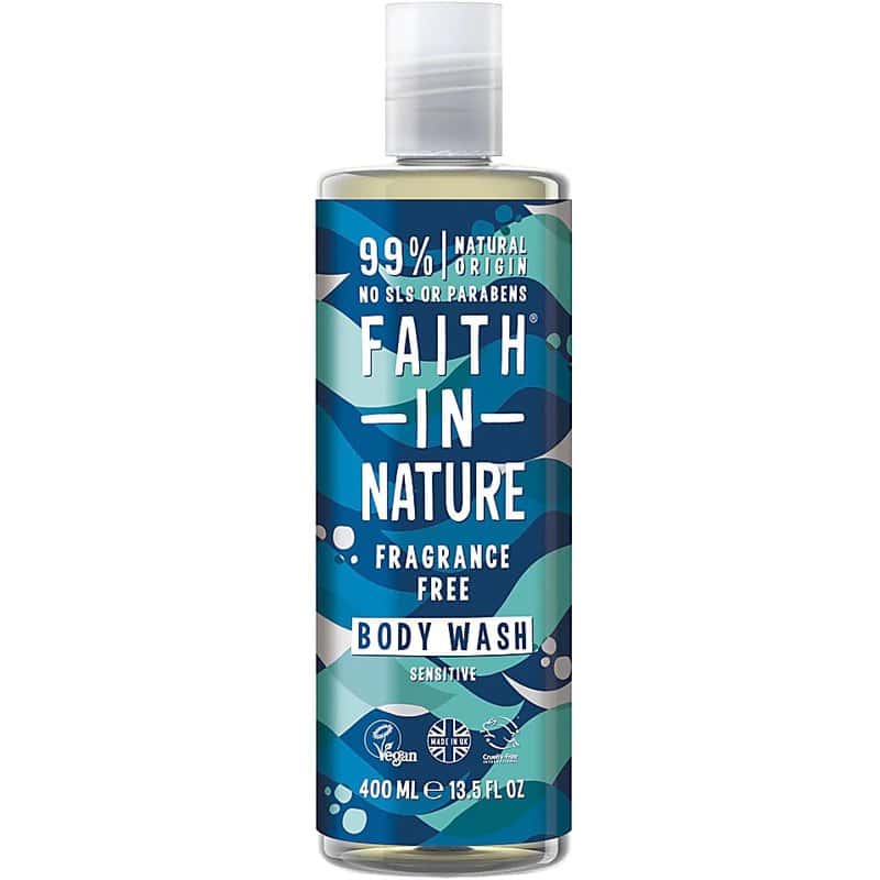 Gel de dus natural hipoalergenic fara parfum pentru pielea sensibila