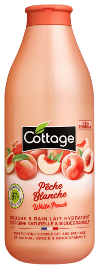 Gel de dus si lapte de baie White Peach