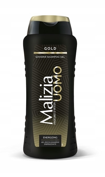 Gel de dus si sampon pentru barbati Uomo Gold, 250ml, Malizia 1 Gel de dus si sampon pentru barbati Uomo Gold