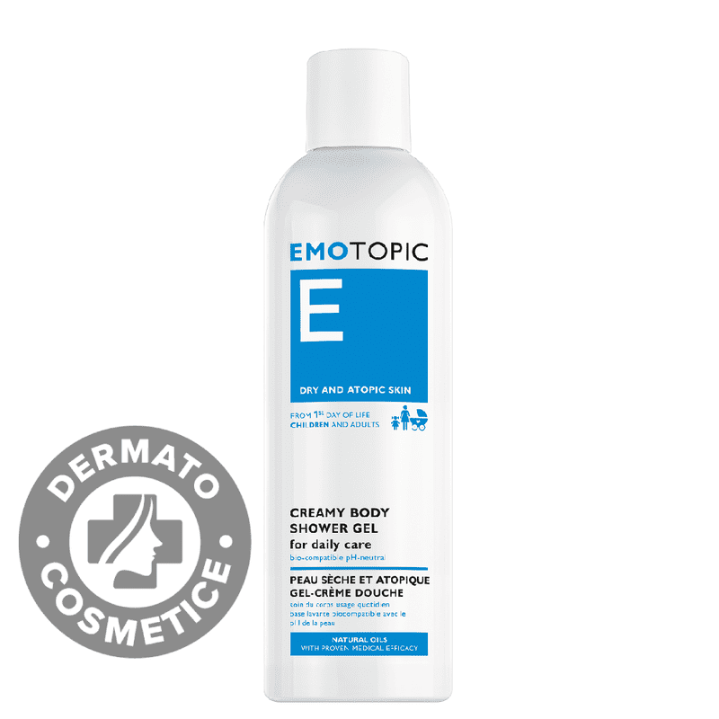 Gel de spalare pentru corp cu pH neutru Dry and Atopic E