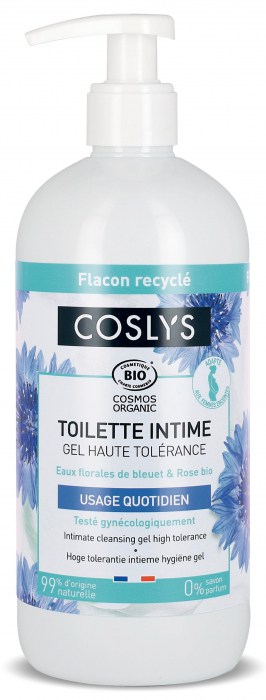 Gel intim bio toleranta ridicata cu apa de trandafir si floare de colt