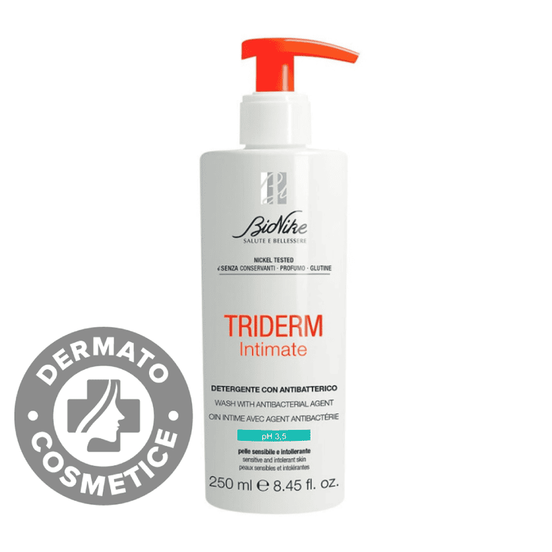 Gel intim de curatare antibacterian cu pH 3.5 Triderm Intimate