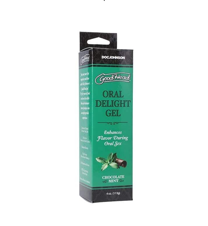 Gel pentru sex oral, GoodHead Oral Delight, aroma intensa de Ciocolata si Menta (Chocolate & Mint), 113 g 1 Gel pentru sex oral