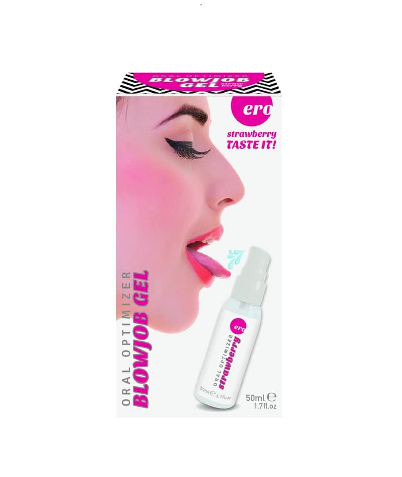 Gel pentru sex oral, Oral Optimizer Blowjob ERO, aroma de capsuni, 50 ml 1 Gel pentru sex oral